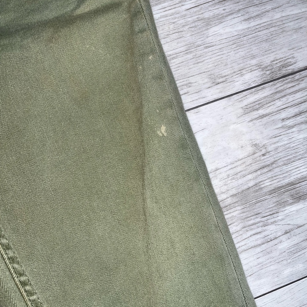 Free People Distressed Green Jeans Size 28 - Picture 2 of 5
